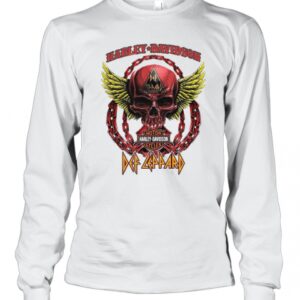 Skull Harley Davidson Motorcycles Def Leppard T-Shirt Skull Harley Davidson Motorcycles Def Leppard T-Shirt