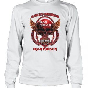 Skull Harley Davidson Motorcycles Iron Maiden T-Shirt Skull Harley Davidson Motorcycles Iron Maiden T-Shirt