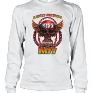 Skull Harley Davidson Motorcycles Kiss T-Shirt Skull Harley Davidson Motorcycles Kiss T-Shirt