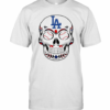 Skull Los Angeles LA Dodgers Logo Baseball shirt T-Shirt