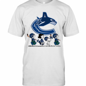 Snoopy And Friend Playing Vancouver Canucks T-Shirt