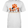 Snoopy And Friends Clemson Tigers Its The Most Wonderful Time Of The Year T-Shirt