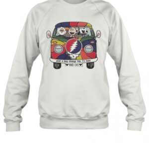 Snoopy And The Peanut Dancing Beer Lover What A Long Strange Trip It’S Been T-Shirt