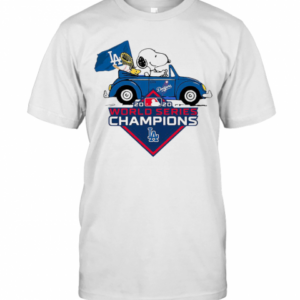 Snoopy And Woodstocks Los Angeles Dodgers 2020 World Series Champion T-Shirt