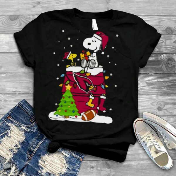 Snoopy Arizona Cardinals Christmas shirt