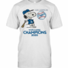 Snoopy Play Baseball Los Angeles Dodgers World Series Champions 2020 shirt T-Shirt