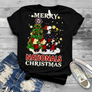 Snoopy and Friends Merry Washington Nationals Christmas shirt