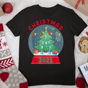 Snow Globe Snowball Christmas Tree Shirts Merry Xmas T Shirt