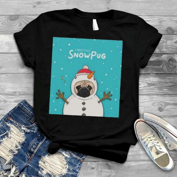 Snow pug funny cosplay Christmas bape Shirt