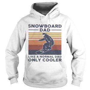 Snowboard dad like a normal dad only cooler happy fathers day vintage retro shirt 1