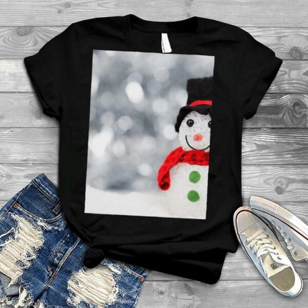 Snowman With Santa Hat Chicago Christmas Sweater T shirt