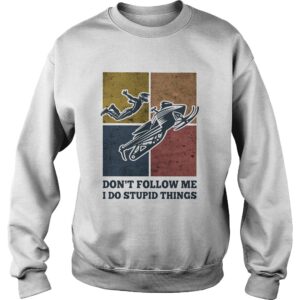 Snowmobile dont follow me I do Stupid things vintage shirt 1 Snowmobile dont follow me I do Stupid things vintage shirt 2