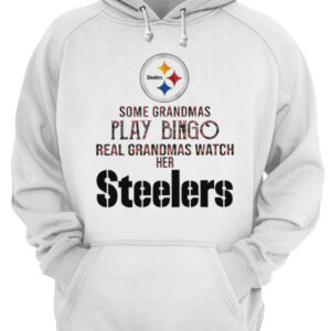 Some Grandmas Play Bingo Real Grandmas Watch Her Steelers shirt 3