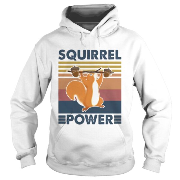 Squirrel power vintage retro shirt