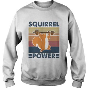 Squirrel power vintage retro shirt