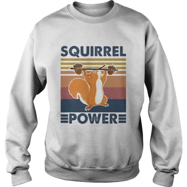 Squirrel power vintage retro shirt