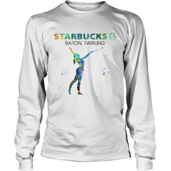 Starbucks Baton Twirling shirt