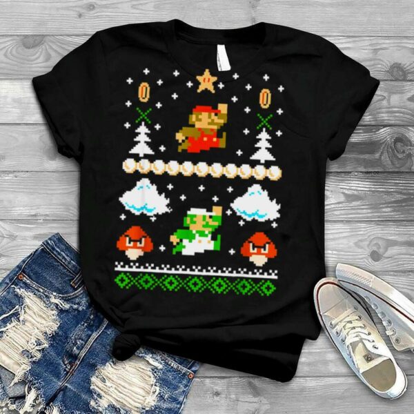 Super Mario Mario Goomba Ugly Christmas T Shirt