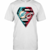 Superman Miami Dolphins Vs Carolina Hurricanes 2020 T-Shirt