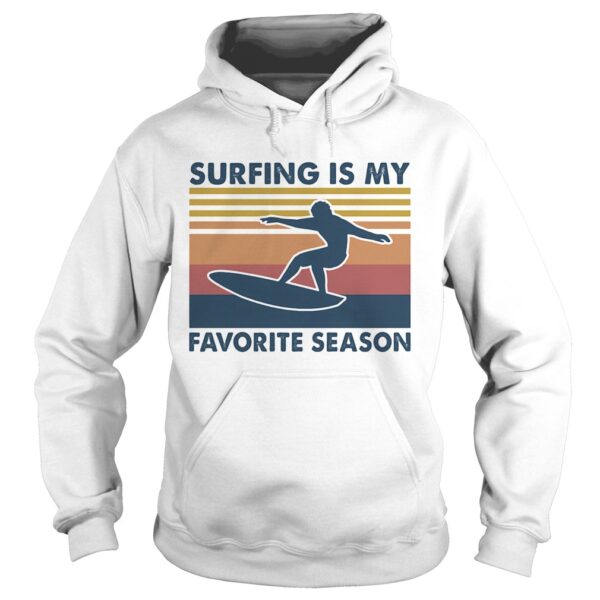 Surfing is my favorite season vintage retro shirt