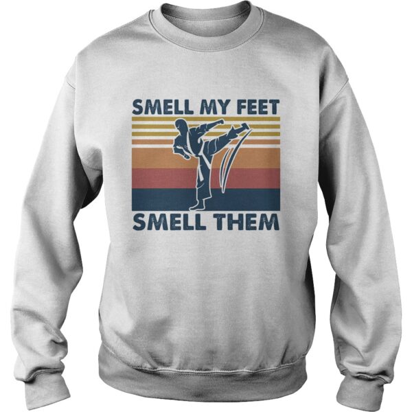 Taekwondo smell my feet smell them vintage shirt