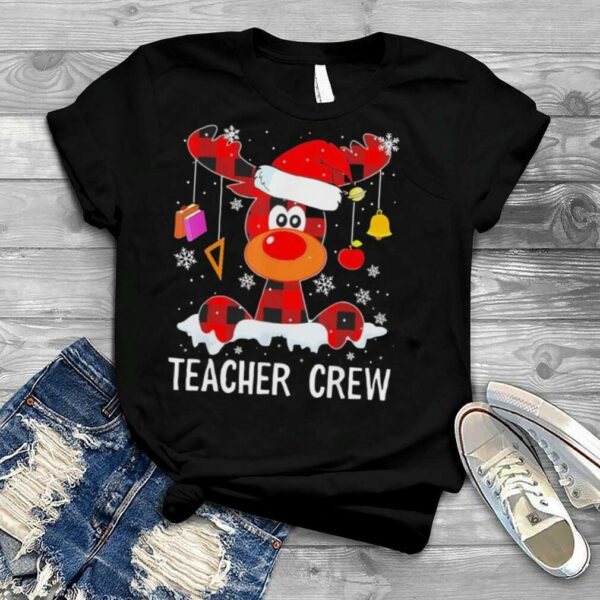 Teacher Crew Reindeer Christmas Shirt