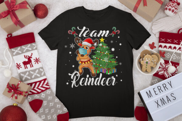 Team Reindeer Christmas T Shirt