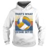 Thats What She Set Volleyball Vintage shirt