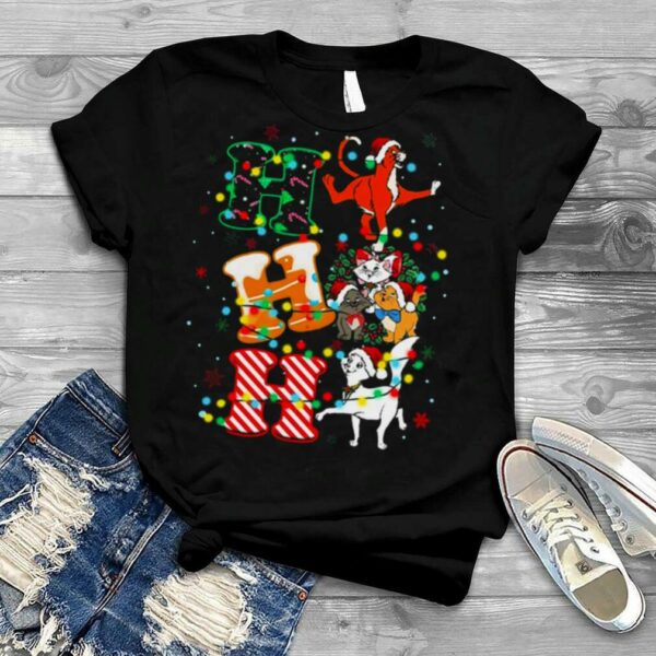 The Aristocats Cats Squad Custom Christmas HO HO HO T Shirt