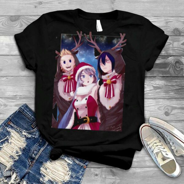 The Big Three Boku No Hero Academia In Christmas shirt