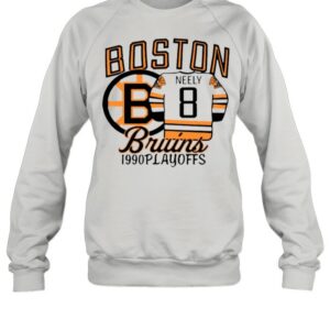 The Bruins 1990 Playoffs Boston 8 Neely shirt
