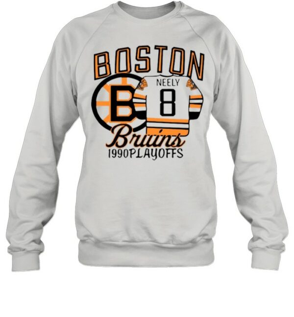 The Bruins 1990 Playoffs Boston 8 Neely shirt