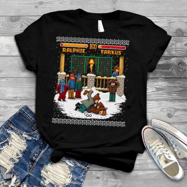 The Christmas Fight Game Oline Christmas shirt