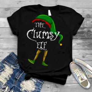 The Clumsy Elf Christmas Matching Family Xmas Party T Shirt