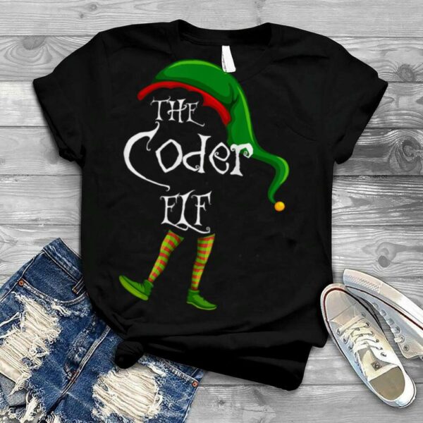 The Coder Elf Christmas Matching Family Xmas Party T Shirt