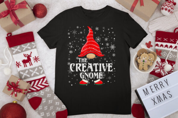 The Creative Gnome Matching Family Group Christmas Pajama T Shirt