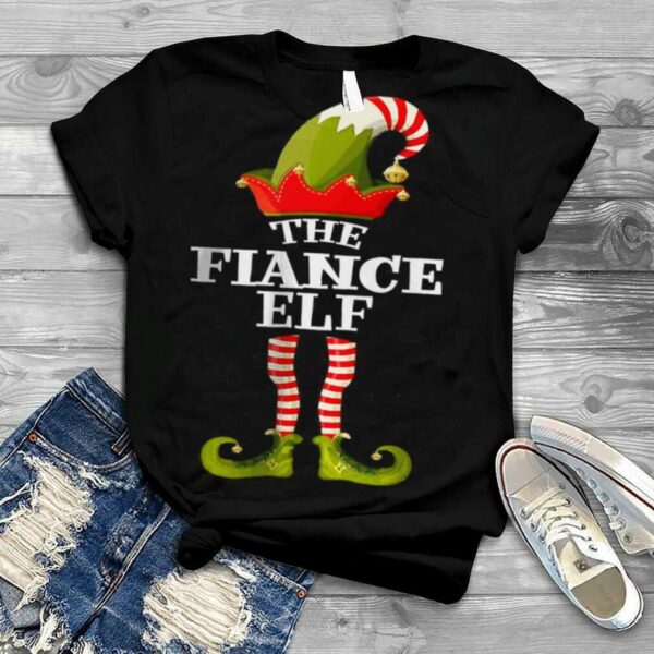 The Fiance Elf Shirt Funny Christmas Group Matching Family T Shirt