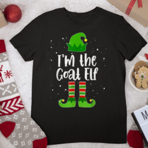 The Goat Elf Matching Family Elf Group Xmas Christmas Pajama T Shirt