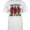 The Greatest Big 3 Ever Pippen Jordan Rodman Chicago Bulls Signatures T-Shirt