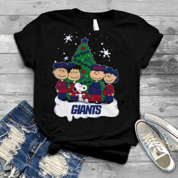 The Peanuts Characters New York Giants Christmas 2023 Shirt