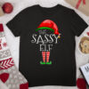 The Sassy Elf Family Matching Group Christmas T Shirt