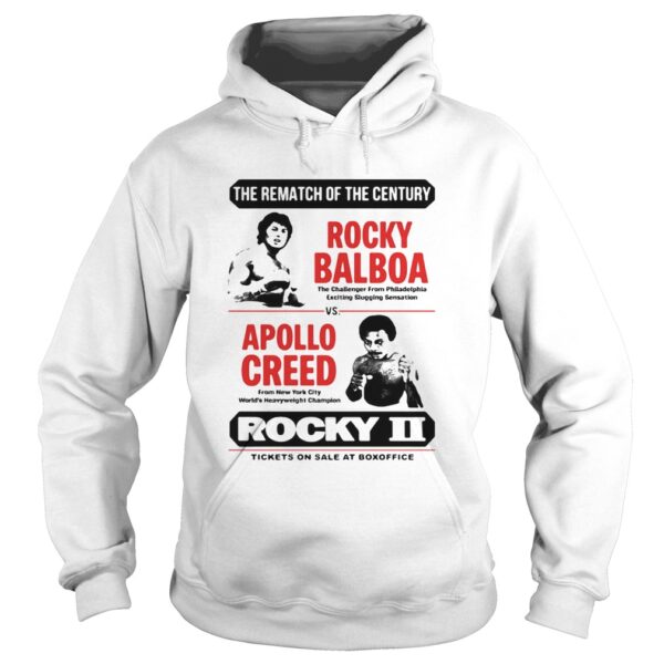 The rematch of the century rocky balboa vs apollo creed rocky ii tickets on sale at box office shirt