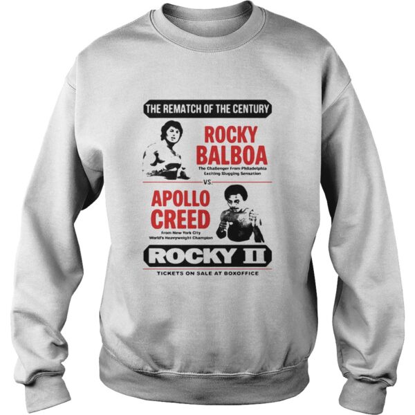 The rematch of the century rocky balboa vs apollo creed rocky ii tickets on sale at box office shirt