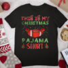 This Is My Christmas Pajama Football matching family T Shirt