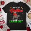 This is My Christmas Pajama Santa Riding Neapolitan Mastiff T Shirt