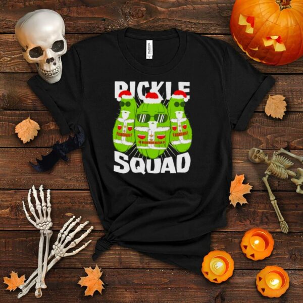 Three Pickles Santa Squad Merry Christmas Shirt