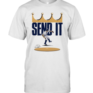 Trevor Bauer Send It Baseball Signature T-Shirt
