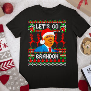 Trump Ugly Christmas Lets Go Brandon shirt