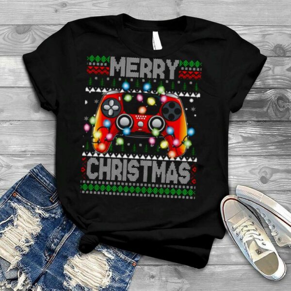 Video Game Controller Gamer Christmas shirt