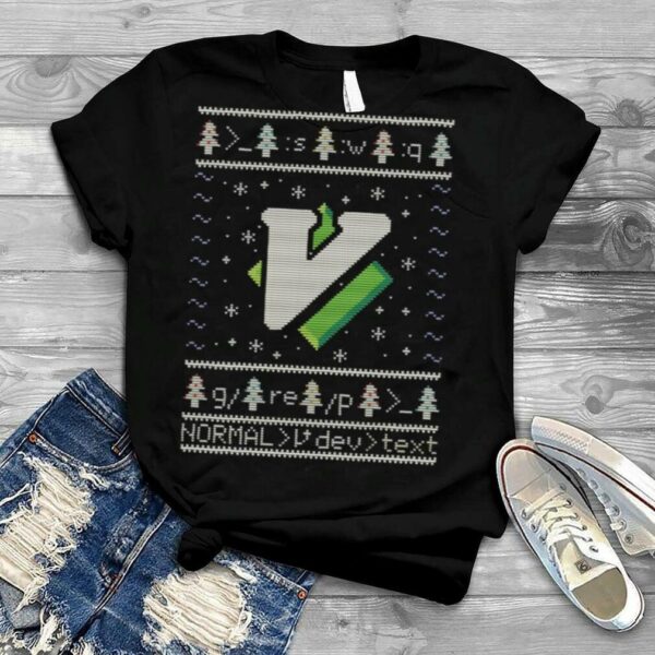 Vim Christmas Logo shirt